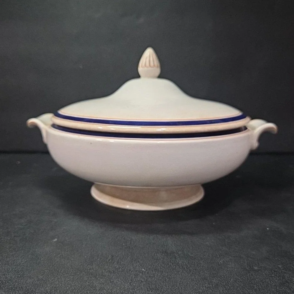 Pountrey & Co. LTD. Soup Tureen,‎ Vintage Covered Serving Dish, England China